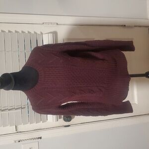 GAP Plum Knit Sweater